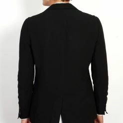 HANSEN GARMENTS CHRISTOFFER | Two Button Blazer | Black -HANSEN SHOP christoffer two button blazer black 857216