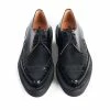 George Cox CREEPER GIBSON | Leather Shoe | Black -HANSEN SHOP creeper gibson leather shoe black 300 630984