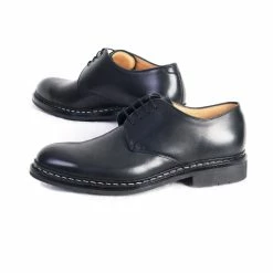 Heschung CROCUS | Leather Derby Shoe | Black -HANSEN SHOP crocus leather derby shoe black 420 547496