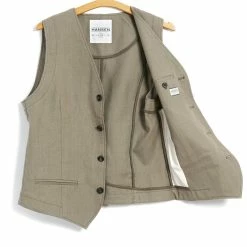 HANSEN GARMENTS DANIEL | Classic Waistcoat | Bay Leaf 11 HANSEN GARMENTS DANIEL | Classic Waistcoat | Bay Leaf -HANSEN SHOP daniel classic waistcoat bay leaf hansen garments 407413