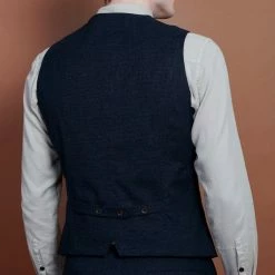 HANSEN GARMENTS DANIEL | Classic Waistcoat | Fjord -HANSEN SHOP daniel classic waistcoat fjord hansen garments 101822