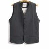 HANSEN GARMENTS DANIEL | Classic Waistcoat | Graphite 1 HANSEN GARMENTS DANIEL | Classic Waistcoat | Graphite -HANSEN SHOP daniel classic waistcoat graphite 240 510547