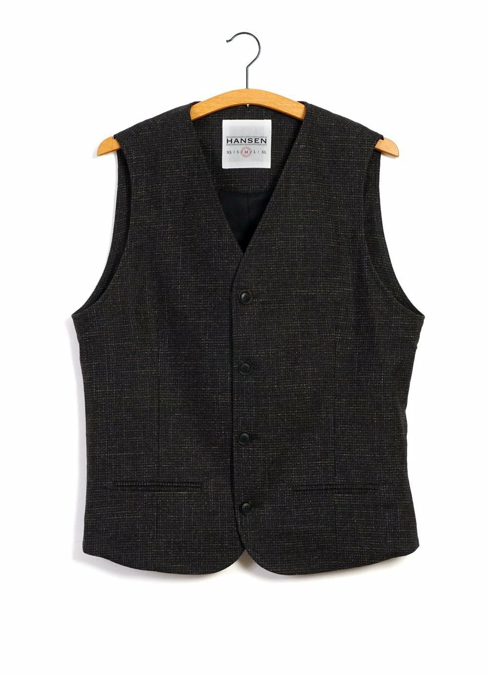 HANSEN GARMENTS DANIEL | Classic Waistcoat | Macchiato 3 HANSEN GARMENTS DANIEL | Classic Waistcoat | Macchiato