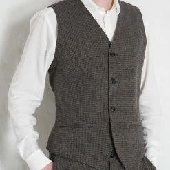 HANSEN GARMENTS DANIEL | Classic Waistcoat | Rocks -HANSEN SHOP daniel classic waistcoat rocks hansen garments 865670