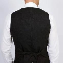 HANSEN GARMENTS DANIEL | Classic Waistcoat | Slate -HANSEN SHOP daniel classic waistcoat slate 240 964557