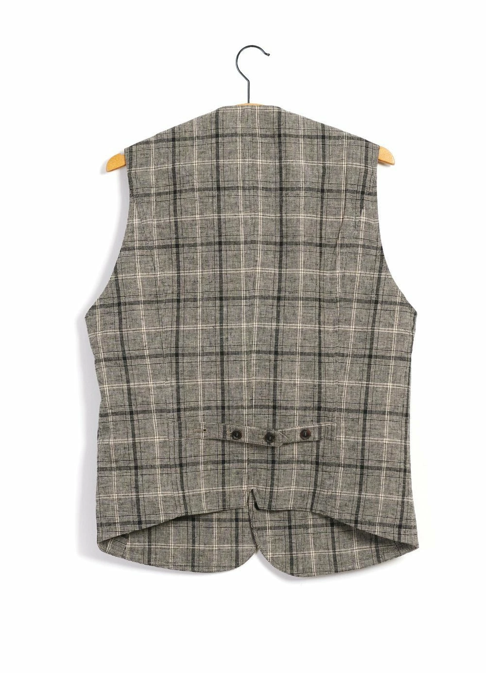 HANSEN GARMENTS DANIEL | Four Button Waistcoat | Check 1 4 HANSEN GARMENTS DANIEL | Four Button Waistcoat | Check 1 - Image 2