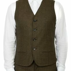 HANSEN GARMENTS DANIEL | Informal 4-button Waistcoat | October -HANSEN SHOP daniel informal 4 button waistcoat october 230 596666