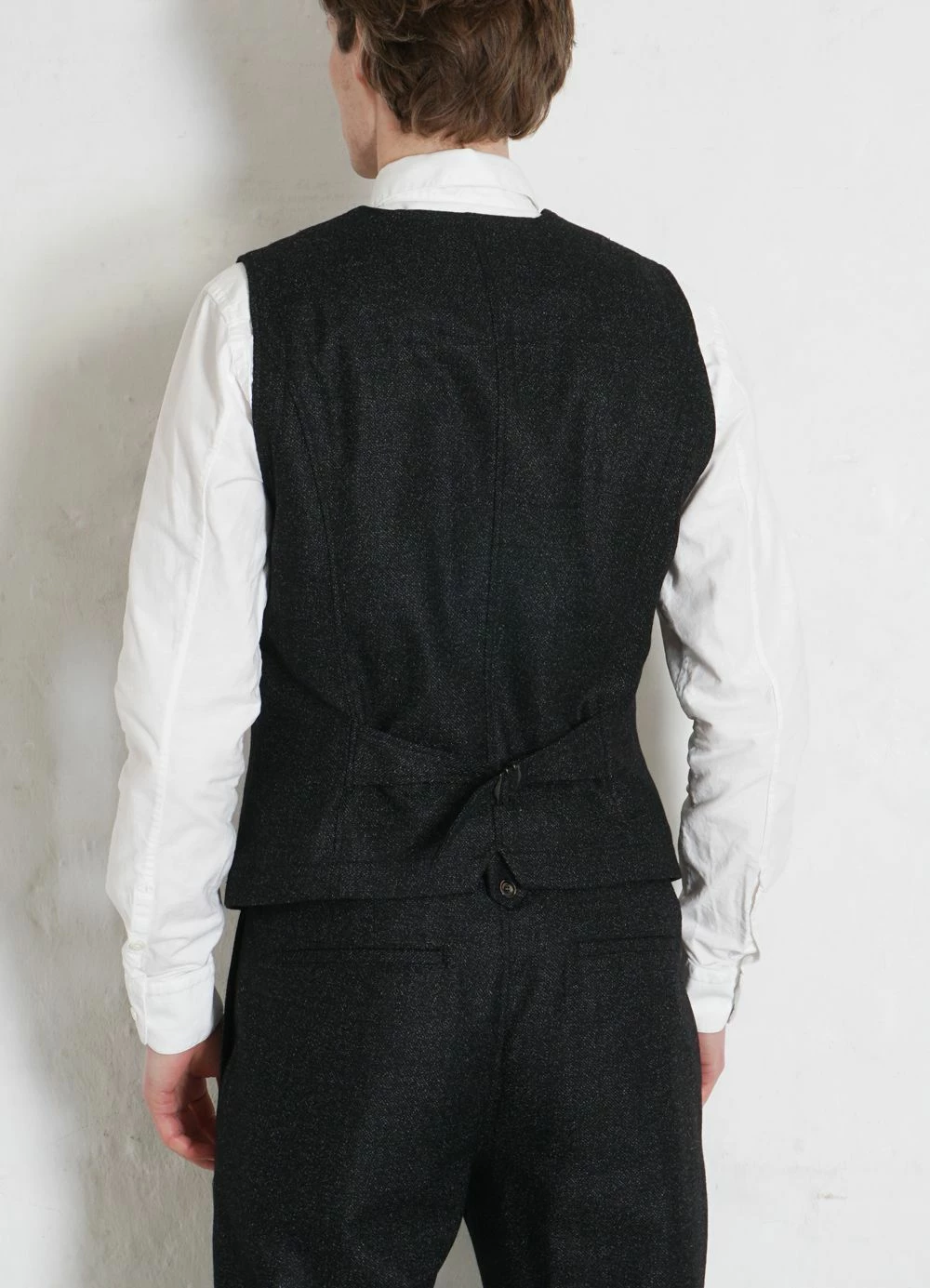 HANSEN GARMENTS DANNY | Classic Waistcoat | Black Marble 5 HANSEN GARMENTS DANNY | Classic Waistcoat | Black Marble - Image 3