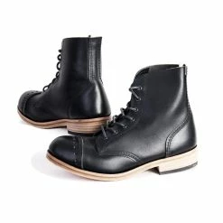 William Lennon DERBY BOOT | Traditional Work Boot | Black -HANSEN SHOP derby boot traditional work boot black 375 797139