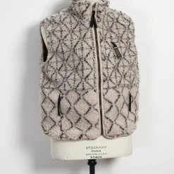 KAPITAL DO-GI SASHIKO | Boa Fleece Reversible Vest | Ecru 11 KAPITAL DO-GI SASHIKO | Boa Fleece Reversible Vest | Ecru -HANSEN SHOP do gi sashiko boa fleece reversible vest ecru kapital 332015