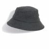 HANSEN GARMENTS EDVARD | Bucket Hat With Earflaps | Grey Melange -HANSEN SHOP edvard bucket hat with earflaps grey melange hansen garments 920988