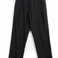 HANSEN GARMENTS EIGIL | Light Wide Cut Summer Trousers | Black