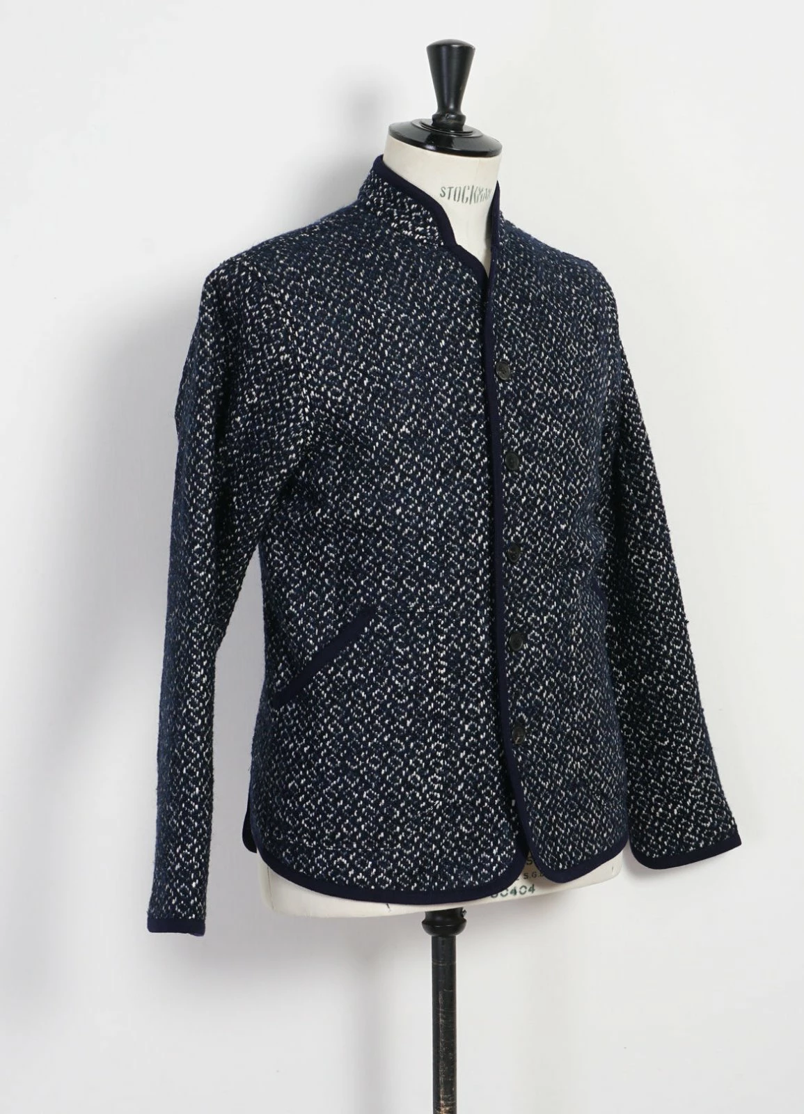 HANSEN GARMENTS ERLING | Quilted Work Jacket | Big Blue 9 HANSEN GARMENTS ERLING | Quilted Work Jacket | Big Blue - Image 7