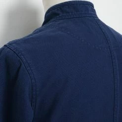 HANSEN GARMENTS ERLING | Refined Work Jacket | Work Blue -HANSEN SHOP erling refined work jacket work blue hansen garments 239014