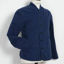 HANSEN SHOP -HANSEN SHOP erling refined work jacket work blue hansen garments 263443