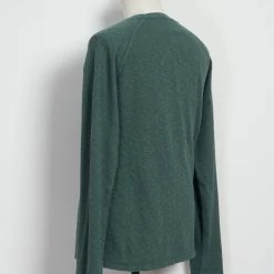 HANSEN GARMENTS FELIX | Raglan Long Sleeve T-shirt | Eucalyptus -HANSEN SHOP felix raglan long sleeve t shirt eucalyptus hansen garments 254354