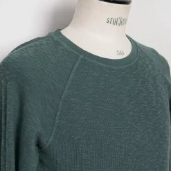 HANSEN GARMENTS FELIX | Raglan Long Sleeve T-shirt | Eucalyptus -HANSEN SHOP felix raglan long sleeve t shirt eucalyptus hansen garments 612983