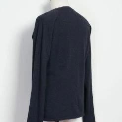 HANSEN GARMENTS FELIX | Raglan Long Sleeve T-shirt | Indigo-like -HANSEN SHOP felix raglan long sleeve t shirt indigo like hansen garments 520197