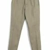 HANSEN GARMENTS FINN | Side Buckle Regular Trousers | Bay Leaf