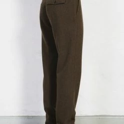 HANSEN GARMENTS FINN | Side Buckle Regular Trousers | Brown Herringbone 13 HANSEN GARMENTS FINN | Side Buckle Regular Trousers | Brown Herringbone -HANSEN SHOP finn side buckle regular trousers brown herringbone hansen garments 489020