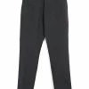 HANSEN GARMENTS FINN | Side Buckle Regular Trousers | Grey Pin -HANSEN SHOP finn side buckle regular trousers grey pin hansen garments 585399