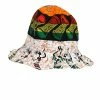 Monitaly FLOP HAT | African Wax Block Print Hat | Rasta -HANSEN SHOP flop hat african wax block print hat rasta monitaly 219468
