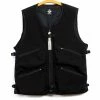 MOUNTAIN RESEARCH FLOWER BASKET VEST | Zipper Pockets & Bag Vest | Black -HANSEN SHOP flower basket vest zipper pockets bag vest black 525 360272