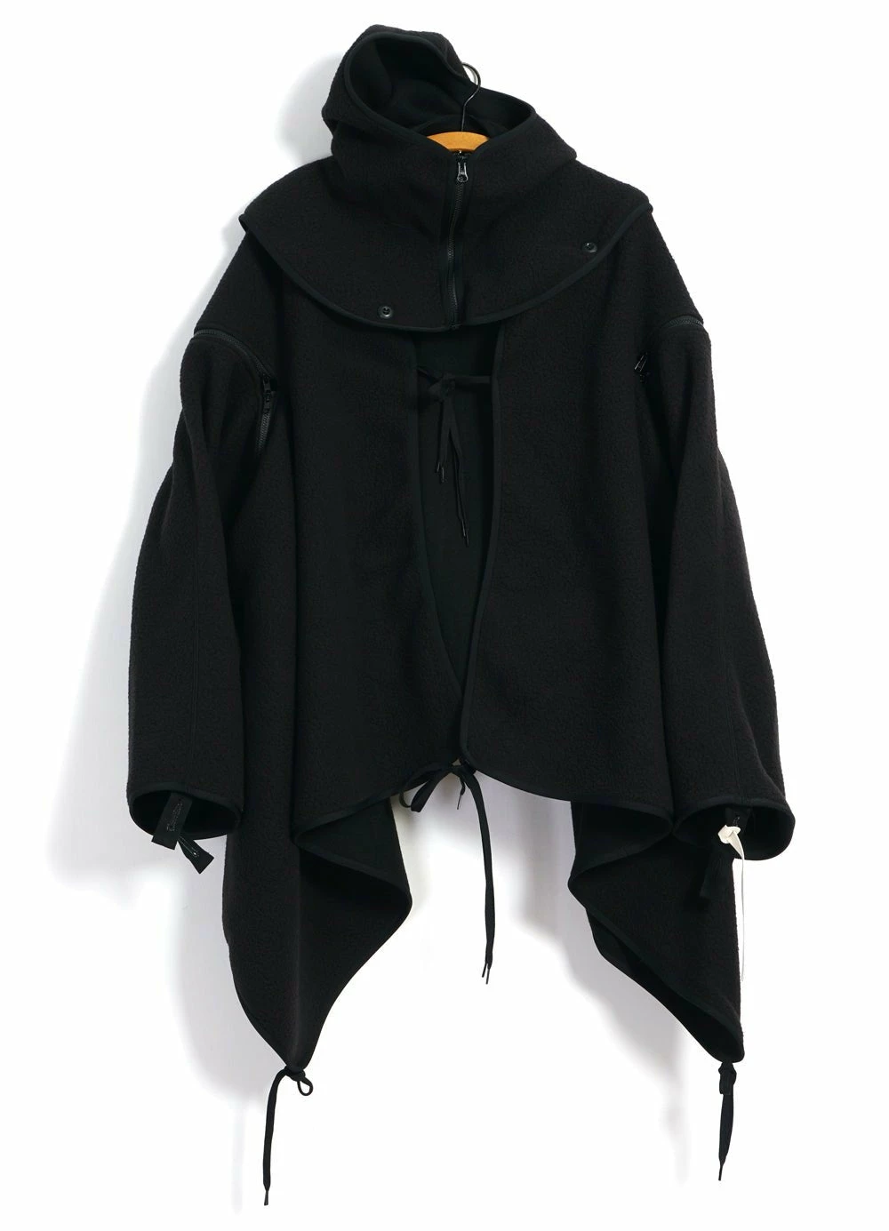 MOUNTAIN RESEARCH FOLKS PONCHO | Black 3 MOUNTAIN RESEARCH FOLKS PONCHO | Black