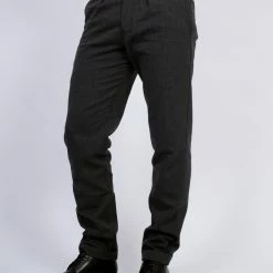 HANSEN GARMENTS FRANK | Regular Fit Trousers | Graphite -HANSEN SHOP frank regular fit trousers graphite 255 425685