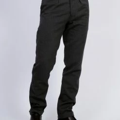 HANSEN GARMENTS FRANK | Regular Fit Trousers | Graphite -HANSEN SHOP frank regular fit trousers graphite 255 998657