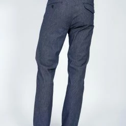 HANSEN GARMENTS FRANK | Regular Fit Trousers | Indigostripe 8 HANSEN GARMENTS FRANK | Regular Fit Trousers | Indigostripe -HANSEN SHOP frank regular fit trousers indigostripe 200 290390