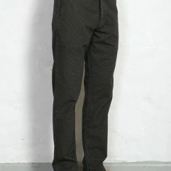 HANSEN GARMENTS FRED | Regular Cut Work Trousers | Black Sand -HANSEN SHOP fred regular cut work trousers black sand hansen garments 307414