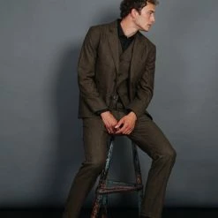 HANSEN GARMENTS FRED | Regular Fit Trouser | October -HANSEN SHOP fred regular fit trouser october 240 909674