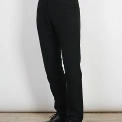 HANSEN GARMENTS FRED | Regular Fit Trousers | Black -HANSEN SHOP fred regular fit trousers black 354826