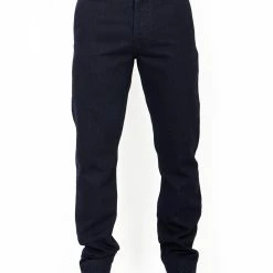HANSEN GARMENTS FRED | Regular Fit Trousers | Black Indigo -HANSEN SHOP fred regular fit trousers black indigo 200 586197