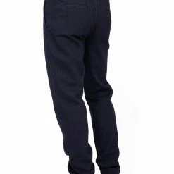 HANSEN GARMENTS FRED | Regular Fit Trousers | Black Indigo -HANSEN SHOP fred regular fit trousers black indigo 200 622200