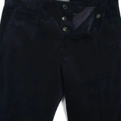 HANSEN GARMENTS FRED | Regular Fit Trousers | Fluid Navy -HANSEN SHOP fred regular fit trousers fluid navy hansen garments 448512