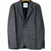 HANSEN GARMENTS FREDERIK | Casual Blazer | Indigo Grey -HANSEN SHOP frederik casual blazer indigo grey 425 308873