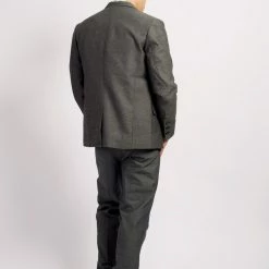 HANSEN GARMENTS FREDERIK | Casual Blazer | Indigo Grey -HANSEN SHOP frederik casual blazer indigo grey 425 819042