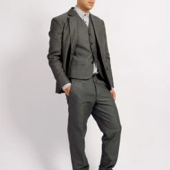 HANSEN GARMENTS FREDERIK | Casual Blazer | Indigo Grey -HANSEN SHOP frederik casual blazer indigo grey 425 996694