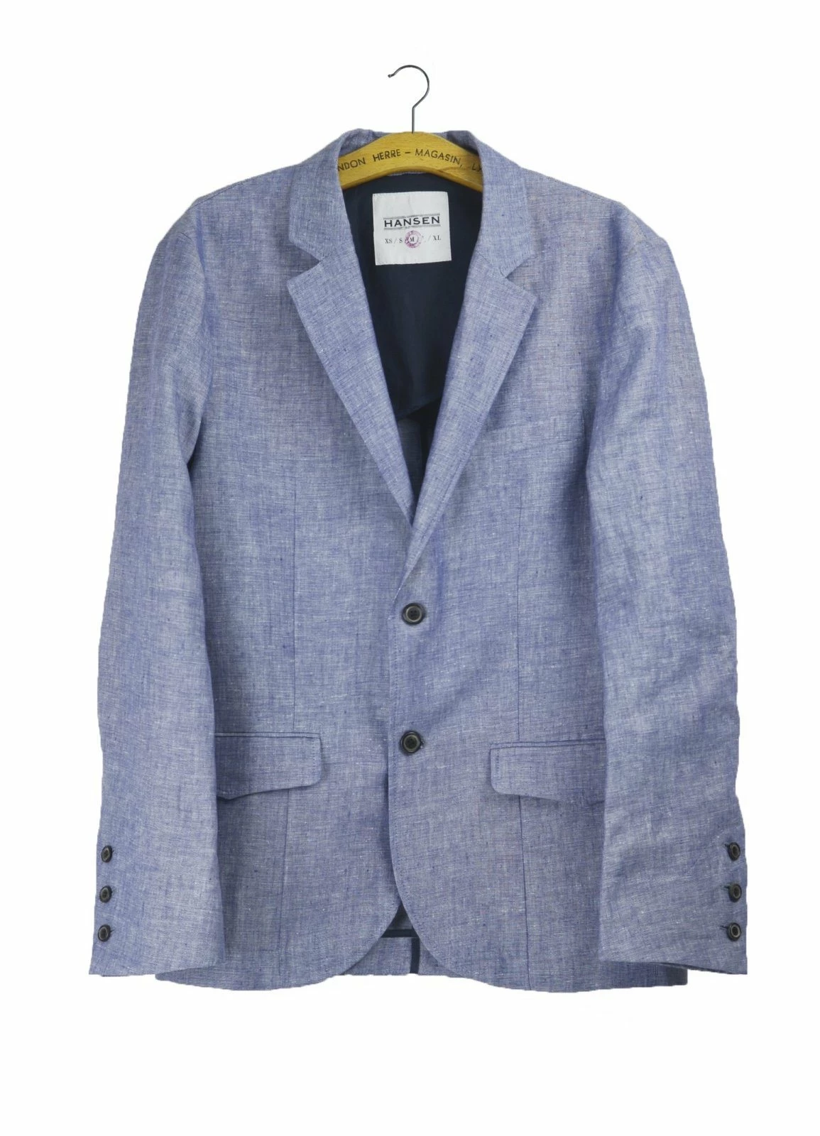 HANSEN GARMENTS FREDERIK | Two Button Blazer | Light Blue 3 HANSEN GARMENTS FREDERIK | Two Button Blazer | Light Blue