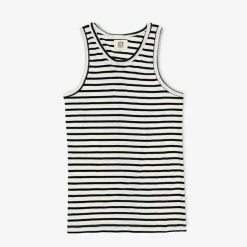 HANSEN SHOP 9 HEMEN BIARRITZ GARI | Organic Tank Top | Breton Stripe