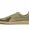 REPRODUCTION OF FOUND GERMAN MILITARY TRAINER | Leather Sneaker | Khaki -HANSEN SHOP german military trainer leather sneaker khaki reproduction of found 357160