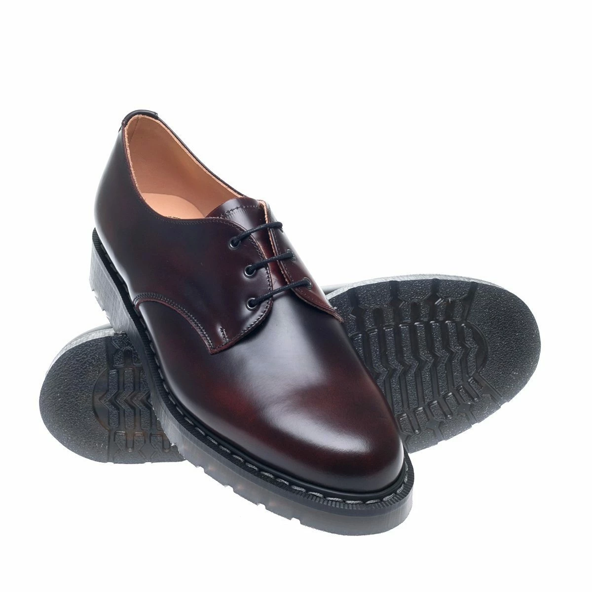 Solovair GIBSON | 3 Eye | Rub Off Burgundy 3 Solovair GIBSON | 3 Eye | Rub Off Burgundy