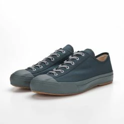 Moonstar GYM CLASSIC | Canvas Vulcanised Sole Sneaker | Blue Grey