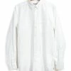 HANSEN GARMENTS HAAKON | Hidden Button Down Shirt | White -HANSEN SHOP haakon hidden button down shirt white hansen garments 861109