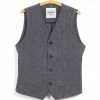 HANSEN GARMENTS HALFDAN | Classic Waistcoat | River -HANSEN SHOP halfdan classic waistcoat river hansen garments 339548