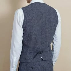 HANSEN GARMENTS HALFDAN | Classic Waistcoat | River -HANSEN SHOP halfdan classic waistcoat river hansen garments 528910
