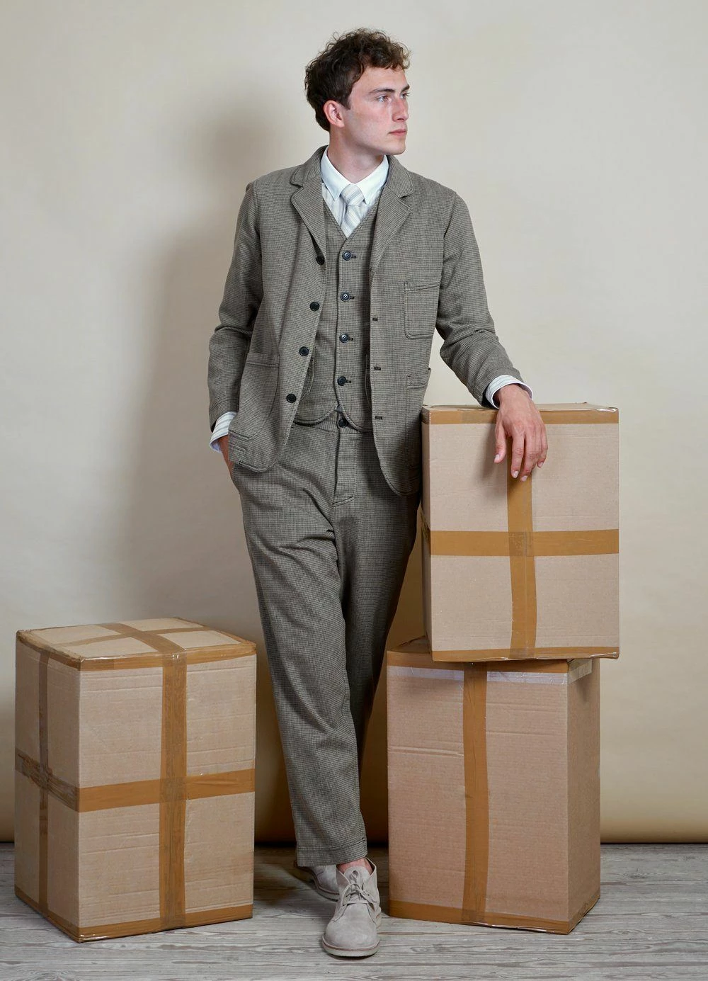 HANSEN GARMENTS HARALD | Casual Waistcoat | Lion 6 HANSEN GARMENTS HARALD | Casual Waistcoat | Lion - Image 4