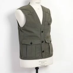 HANSEN GARMENTS HEKTOR | Utility Vest | Green -HANSEN SHOP hektor utility vest green hansen garments 639863